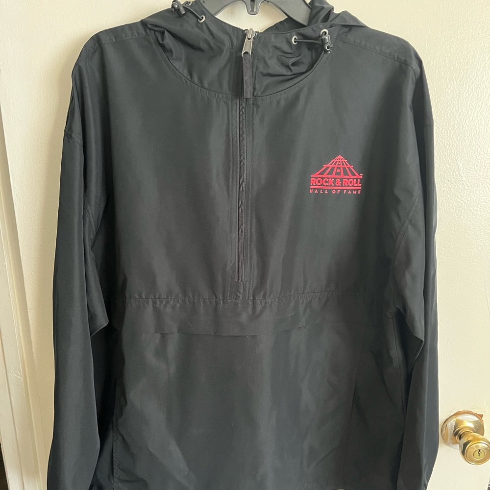 Black Rock & Roll Hall of Fame Windbreaker-nwot